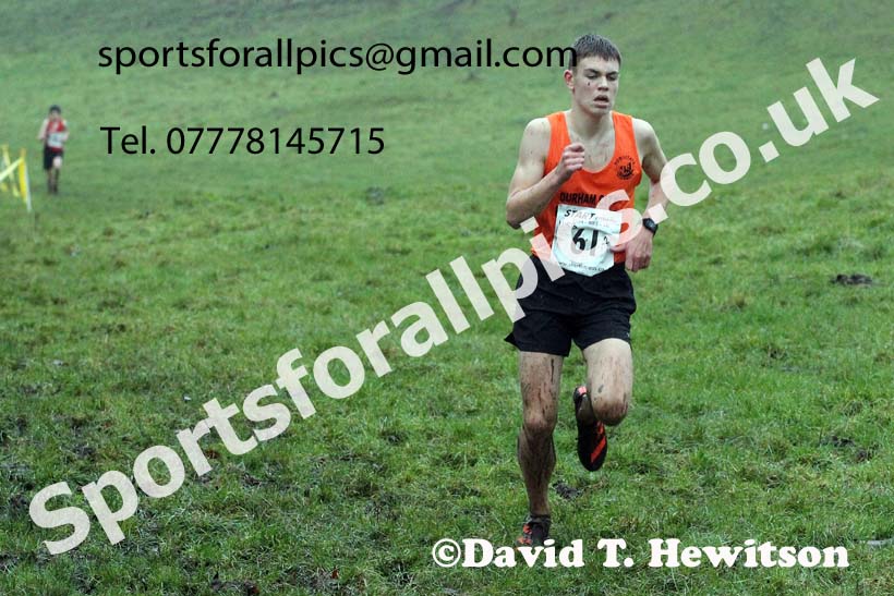 Boys under-15s, NECAA Junior Cross Country Relays, Thornley Farm, Peterlee, Saturday, December 12th. Photo: David T. Hewitson/Sports for All Pics